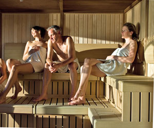 Sauna an Bord